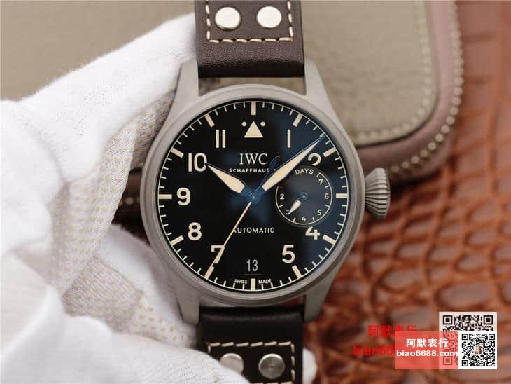 IWC 아이더블유씨  파일럿 오토매틱 헤리티지 스틸 블랙다이얼