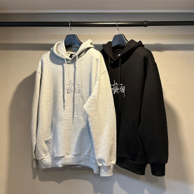 STUSSY 스투시 자수 로고 후드