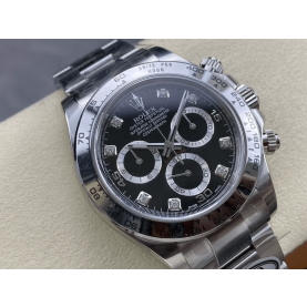 ROLEX 로렉스 데이토나 크로노그래프 검판 템포인트 스틸