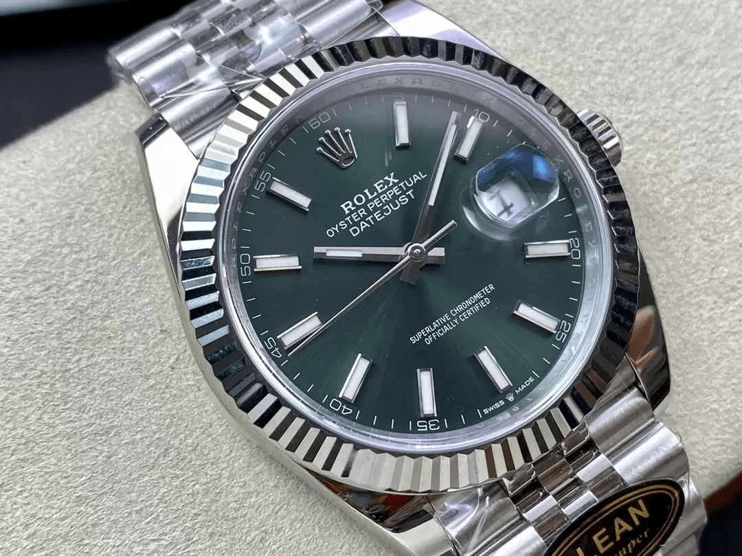 ROLEX 로렉스 데이저스트 플루쥬블 민트그린 126334-0028