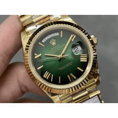 ROLEX 로렉스 데이데이트 옐로우 골드 녹판 40mm m228238