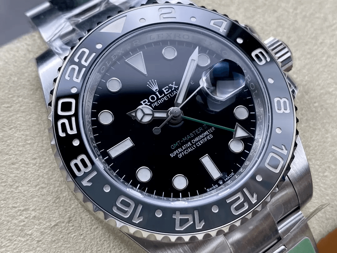 ROLEX 로렉스 GMT마스터 블랙 그레이 베젤 오이스터 40mm