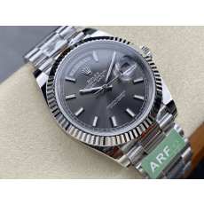 ROLEX 로렉스 데이데이트 그레이 인덱스 다이얼 화이트 골드 40mm