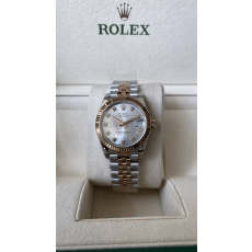 ROLEX 로렉스 여성용 데이저스트 실버 다이얼 10P 로즈골드 콤비 31mm 278271