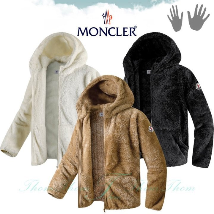 MONCLER 몽클레어 양털 후드 후리스