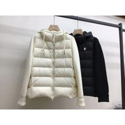 MONCLER 몽클레어 니트 후드 경량 패딩