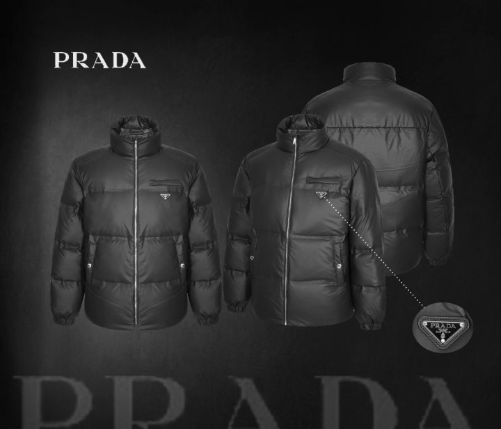 PRADA 프라다 덕다운 패딩