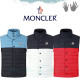 MONCLER 몽클레어 투톤 배색 하이넥 패딩 베스트