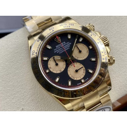 ROLEX 로렉스 데이토나 블랙 레이싱 다이얼 옐로우 골드 금통 m116508