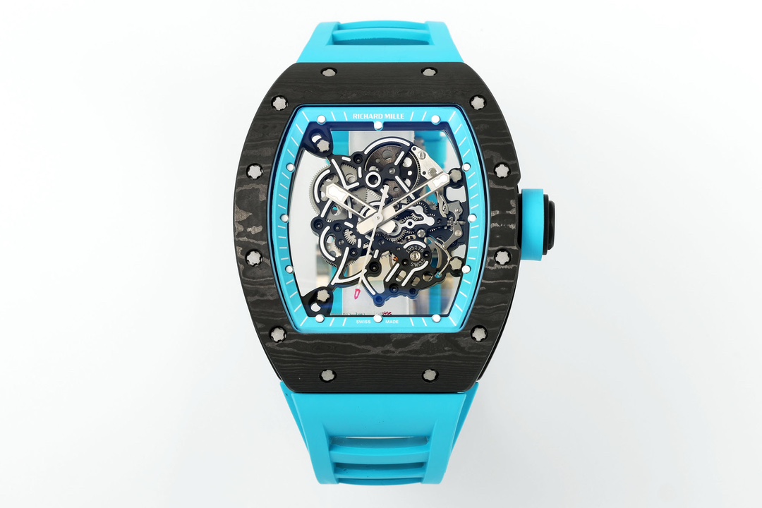 RICHARD MILLE 리차드밀 부바왓슨 블랙 블루 카본 케이스 RM-055