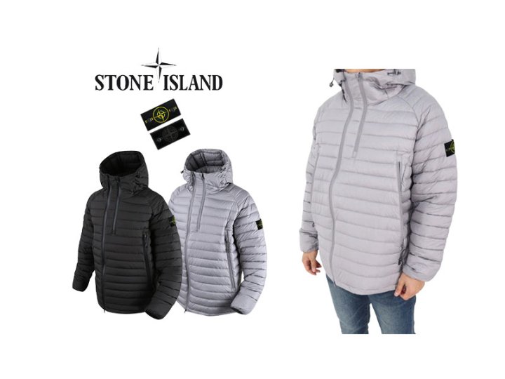 STONE ISLAND 스톤아일랜드 테크 빅지퍼 다운 패딩