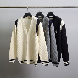 MAISON KITSUNE 메종키츠네 칠랙스폭스 견장 가디건