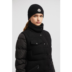 MONCLER 몽클레어 로고패치 울 니트비니