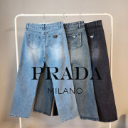 PRADA 프라다 세미와이드진