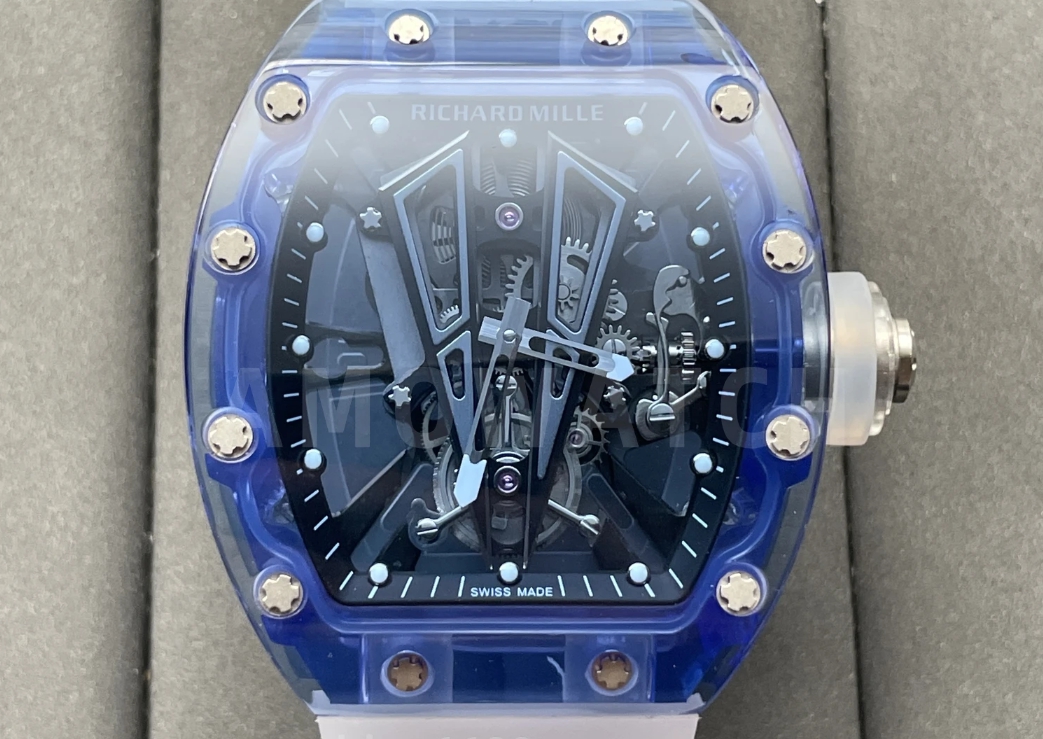 RICHARD MILLE 리차드밀 라파엘 나달 50주년 한정판 블루 크리스탈 RM27-03