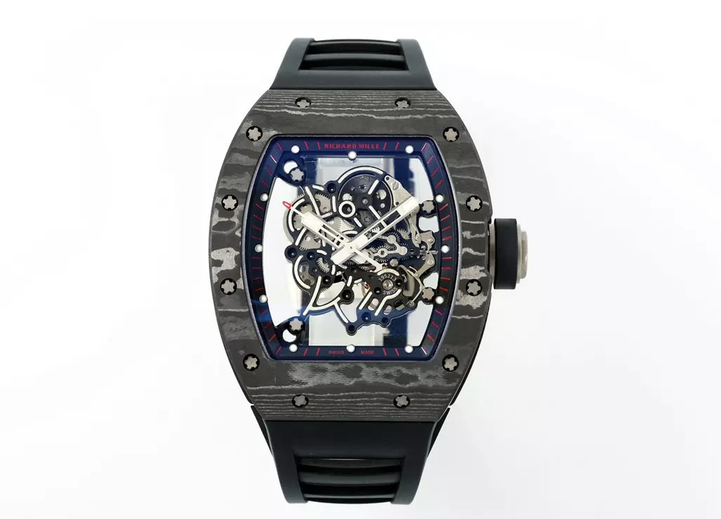 RICHARD MILLE 리차드밀 부바왓슨 블랙 카본 케이스 블랙 포인트 블랙 밴드 RM-055 3COLOR