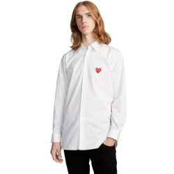 COMME DES GARCONS 꼼데가르송 레드 와펜 셔츠