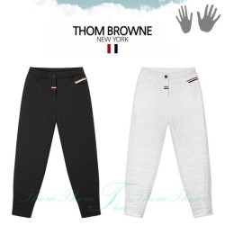 THOM BROWNE 톰브라운 여성 패딩 조거 팬츠