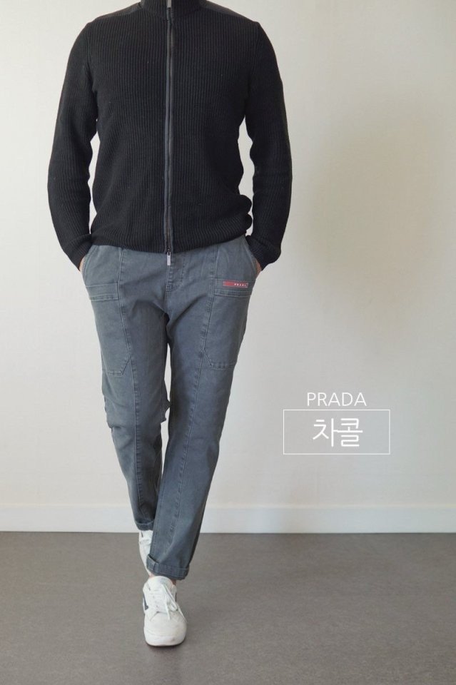 PRADA 프라다 약기모 면스판 팬츠 4COLOR