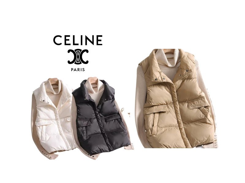 CELINE 셀린느 덕다운 패딩조끼