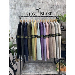 STONE ISLAND 스톤아일랜드 울캐시 케이블와팬 니트