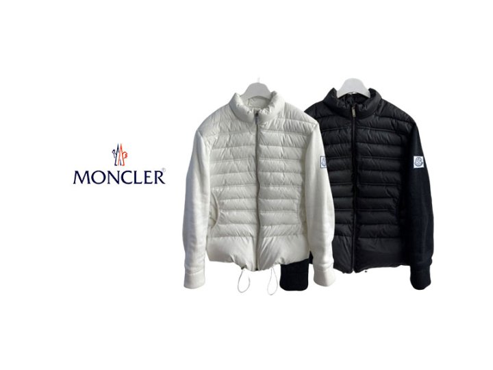 MONCLER 몽클레어 감마블루 니트 경량 패딩