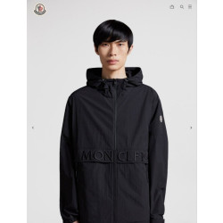 MONCLER 몽클레어 졸리 로고 패치 후드 집업 윈드브레이커