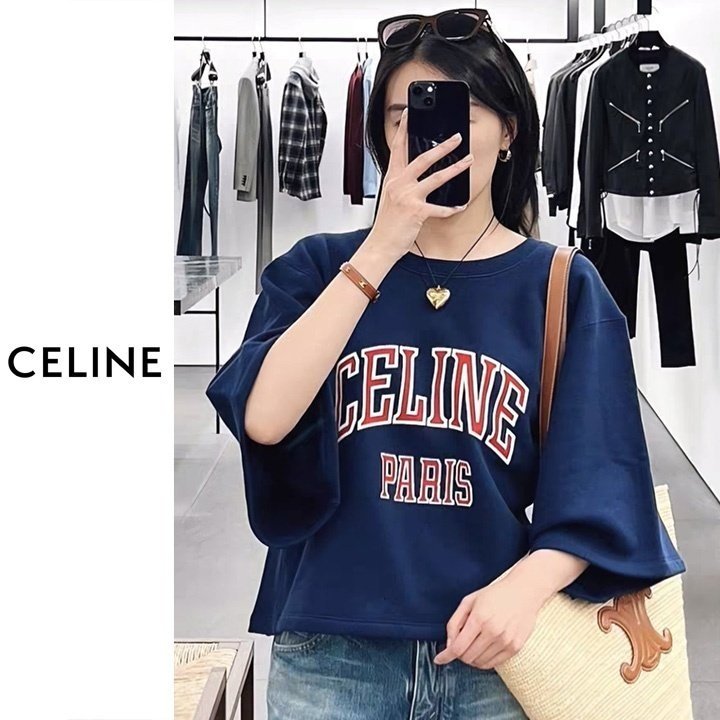 CELINE 셀린느 오버핏 스웻맨투맨 2COLOR