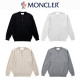 MONCLER 몽클레어 노카라 헨리넥 버튼 니트긴팔