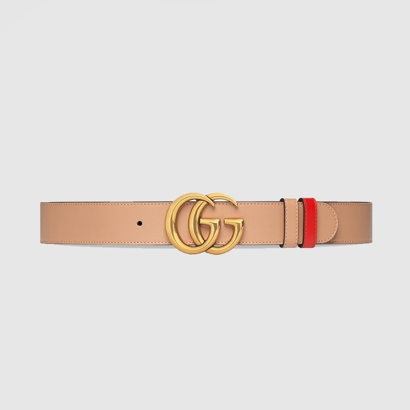 GUCCI 구찌 ‎GG 마몽 리버서블 와이드 벨트 659416 (30mm)