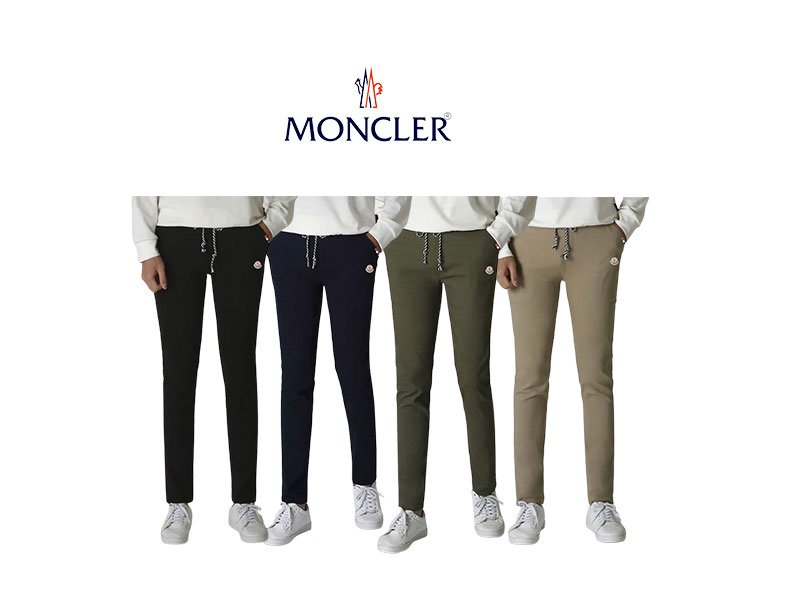 MONCLER 몽클레어 주머니포인트 스판 밴딩 면바지