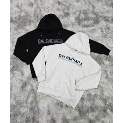 BALENCIAGA 발렌시아가 투톤 자수 후드