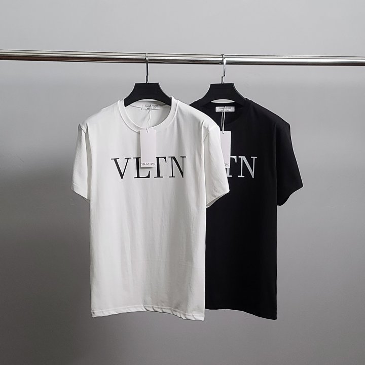 VALENTINO 발렌티노 베이직로고 코튼 반팔티