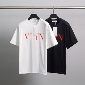 VALENTINO 발렌티노 레드로고 코튼 반팔티