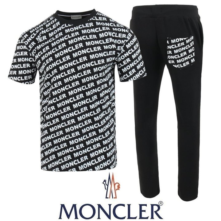 MONCLER 몽클레어 이니셜 전판 반팔 & 긴바지 셋트