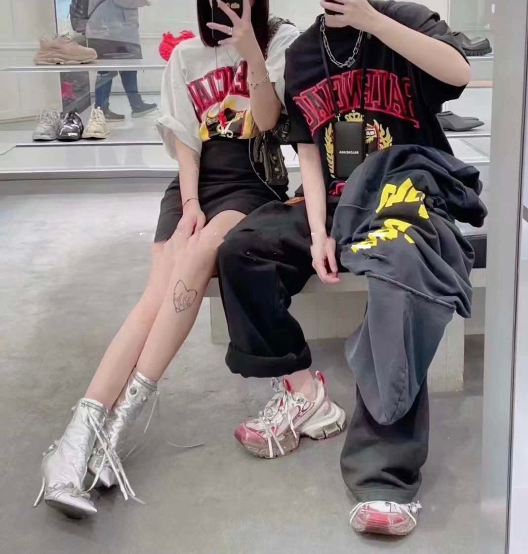 BALENCIAGA 발렌시아가 DIY 콜리지 반팔