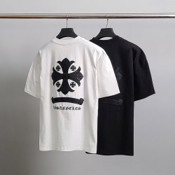 CHROME HEARTS 크롬하츠 레더십자가 오버핏 반팔티