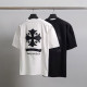CHROME HEARTS 크롬하츠 레더십자가 오버핏 반팔티